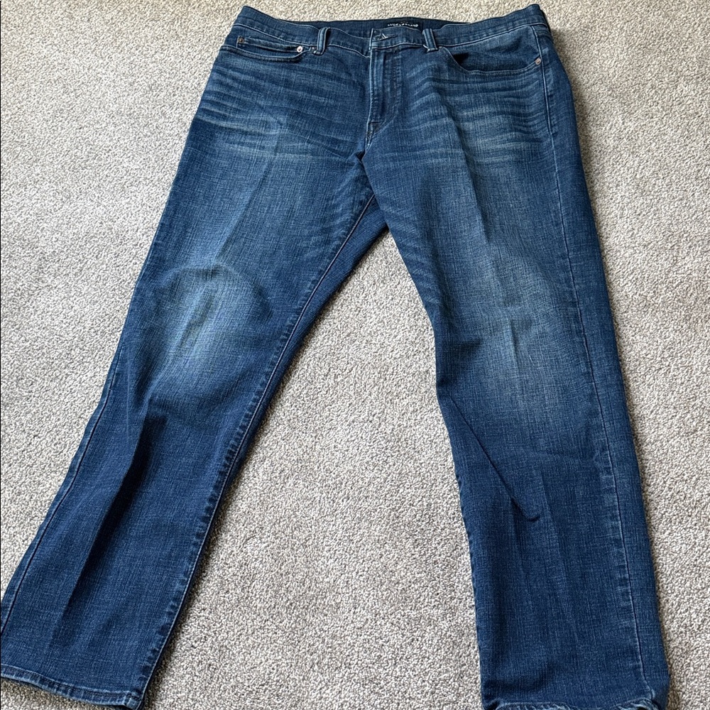 Lucky Brand Men's Dark Blue Straight Jeans